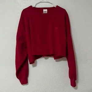 USA olympic cropped crewneck